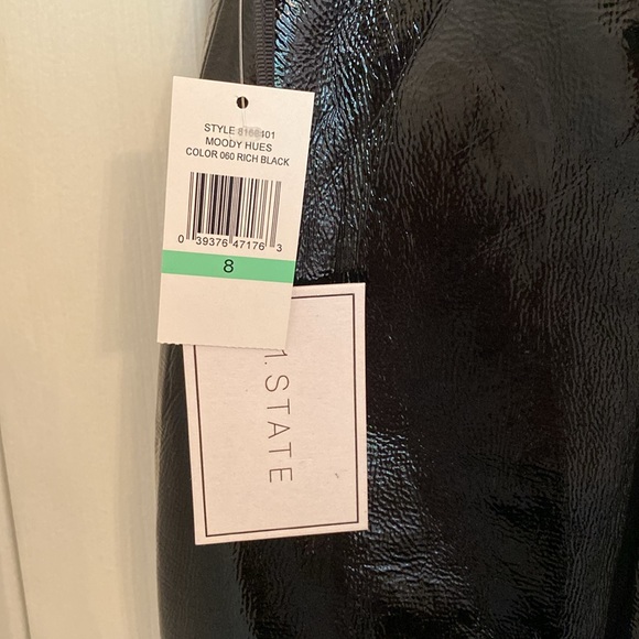 Brand new with tags: 1. State Patent leather crackle leather skirt! - Picture 8 of 8